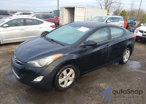 2013 Hyundai Elantra Gls/Limited from USA, damaged, VIN KMHDH4AE9DU499158